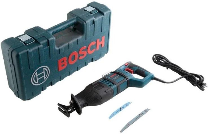Сабельная пила BOSCH GSA 1300 PCE в чем. + 2 пильных полотна 060164E200