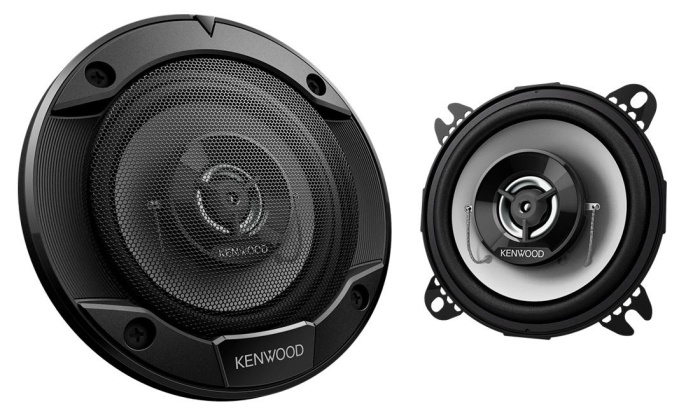 Колонки автомобильные Kenwood KFC-S1066, 10 см 4 дюйм. , комплект 2 шт.