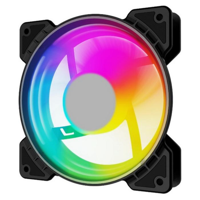 Powercase M6-12-LED 5 color LED 120 x 120 x 25 мм 100шт./кор, Molex, 1100±10% об/мин Bulk M6-12-LED
