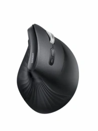 Беспроводная компьютерная мышь вертикальная UGREEN MU008Smini 85310 Dual-mode Wireless Vertical Mouse 2.4 GHz&BT. Цвет: черный (85310_)