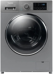 Стиральная машина Бирюса WM-SM712/08 S, с фронтальной загрузкой, с паром, 7кг, 1200об/мин, инверторная