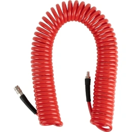 Шланг пневматический спиральный с БРС 10 м, 8x12 мм Harrison 30 бар HRS-228010