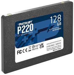 SSD накопитель Patriot P220 P220S128G25 128ГБ, 2.5", SATA III, SATA