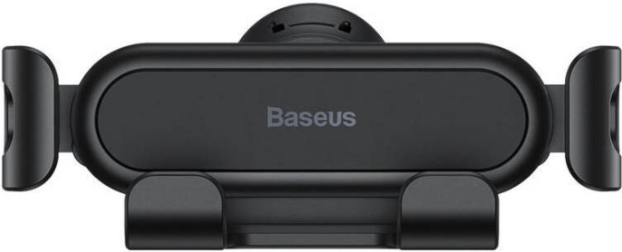 Автомобильный держатель Baseus SUWX010001 Stable Gravitational Car Mount Lite крепление в воздуховод Black подходит для телефонов: от 4”до 6.5”; ABS + силикон; в нижней фиксирующей грани