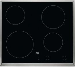 Электрическая варочная панель AEG HK624000XB, Hi-Light, независимая, черный
