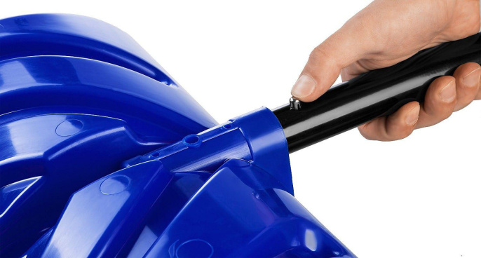 Лопата совковая Зубр Сибирь для уборки снега средний 39925