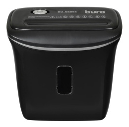 Уничтожитель бумаг Buro Home BU-S506C,  P-4,  4х36 мм, 5 лист. одновременно, 12л
