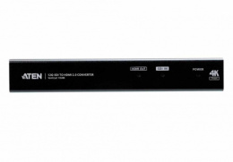 ATEN VC486-AT-G Конвертер, 3G/6G/12G/HD-SDI HDMI+AUDIO, BNC HDMI+BNC+2xRCA, Female, DC 5V, макс.разр.HDMI 3840x2160 60Hz;SDi 4K DCI 25p;частота верт.развертки до 60Гц;выбор EDID для звука