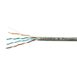Кабель SKYNET CSL-UTP-4-CU/100 UTP, кат.5E, 100м, 4 пары, медь, одножильный, серый