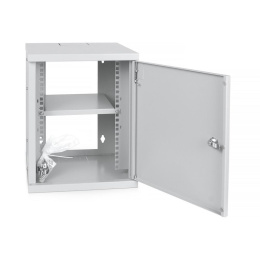 Cabeus WSC-8Um Шкаф телекоммуникационный настенный 10" 8U 326x300x405mm (ШхГхВ) дверь металл