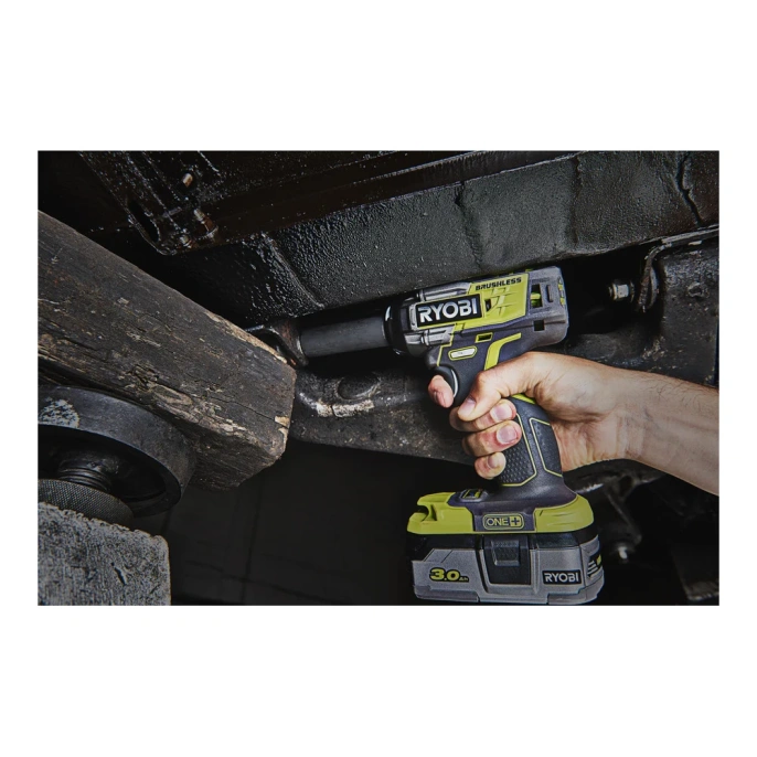 Бесщеточный аккумуляторный ударный гайковерт Ryobi ONE+ R18iW7-0 5133004220