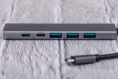 USB концентратор CABLETIME HB01G (CT-HBP1-AG6) 6-в-1 с HDMI, 100W PD для MacBook Pro/Air - Gray