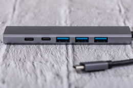 USB концентратор CABLETIME HB01G (CT-HBP1-AG6) 6-в-1 с HDMI, 100W PD для MacBook Pro/Air - Gray