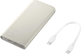 Мобильный аккумулятор Samsung EB-P3400 10000mAh QC3.0/PD3.0 25W 3A 2xUSB-C бежевый EB-P3400XURGRU