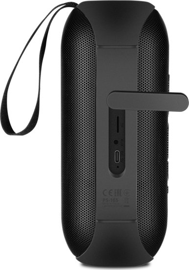 Колонка портативная SVEN PS-165 черный (16Вт, USB, Bluetooth, питание от USB/аккумулятора) (SV-022372)