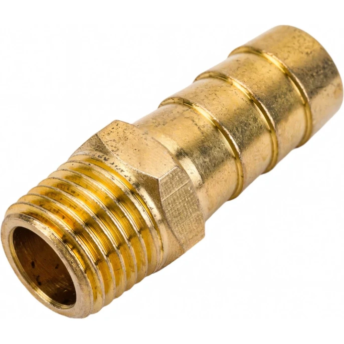 Переходник G1/4М х елочка 12 мм, латунь ECO AB-MT14/E12