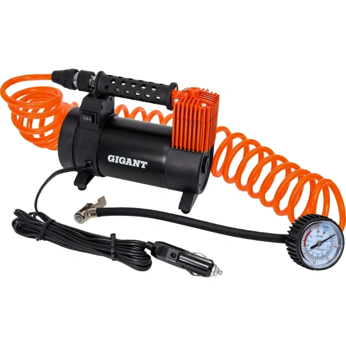 Автомобильный компрессор Gigant металл, 12V, LED фонарь GCA-50