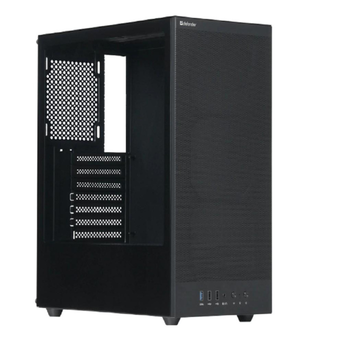 Defender Корпус компьютерный RaptorX черный, ATX, USB3.0, w/o fans (25121)