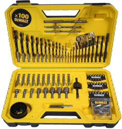 Набор бит и сверл DeWalt DT71563-QZ по дер/мет/бет 100пред. для шурупов/дрелей/перф