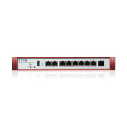 Межсетевой экран Zyxel USG FLEX 200H с подпиской Gold на 1 год AV, CF, IDP/DPI, Sandboxing, SecuReporter, Secure Wi-Fi, 40 AP , Rack, 2xRJ-45: 1/2.5G LAN/WAN , 6xRJ-45: 1G LAN/WAN , 1xUSB3.0, AP Co