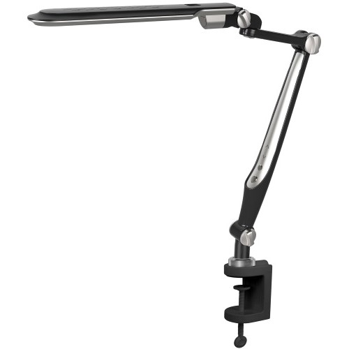 Camelion KD-830 C02 черн LED Свет-к наст.,10 Вт,230В, на струбц.,600 лм,сенс.рег.ярк и цвет.темп. (14015)