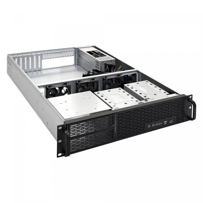 Серверная платформа ExeGate Pro 2U650-06/2U2098L <RM 19", высота 2U, глубина 650, Redundant БП 2x1000W, USB+USB3.0> EX293875RUS