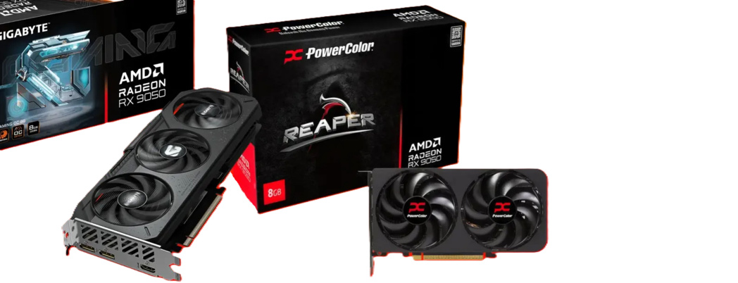 GIGABYTE представила разогнанную версию Radeon RX 9050 Gaming OC