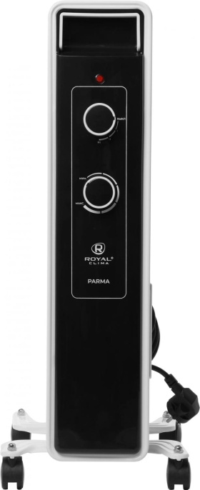 Масляный радиатор Royal Clima Parma ROR-PR5-1000M, с терморегулятором, 1000Вт, 5 секций, 3 режима, белый
