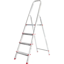 Алюминиевая стремянка REXANT 4 ступеньки 12-5041