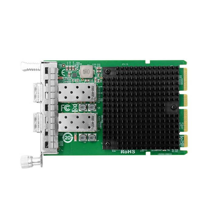 Сетевой адаптер Intel Intel® Ethernet Converged Network Adapter XXV710-DA2 2x SFP28 port, 25GbE/10GbE/1GbE, PCI-E v3 x8, iSCSI, NFS, VMDq. PCI-SIG* SR-IOV, w/o RDMA, Low Profile XXV710DA2G1P5