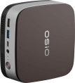 Мини ПК OSIO BaseLine B51i-011 Intel Core i3 1215U, DDR4 16ГБ, 512ГБ SSD , Intel UHD Graphics, без операционной системы, коричневый и серебристый