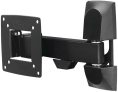 Кронштейн для телевизора HAMA 00220820, 10-26", настенный, поворот и наклон,  черный