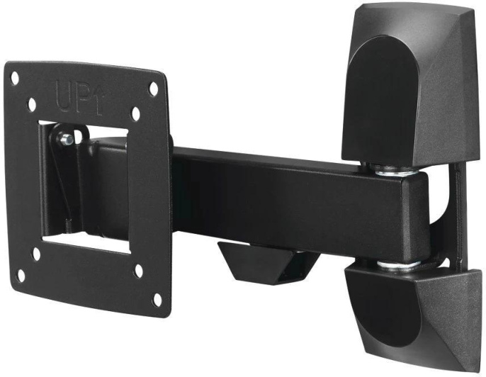 Кронштейн для телевизора HAMA 00220820, 10-26", настенный, поворот и наклон,  черный