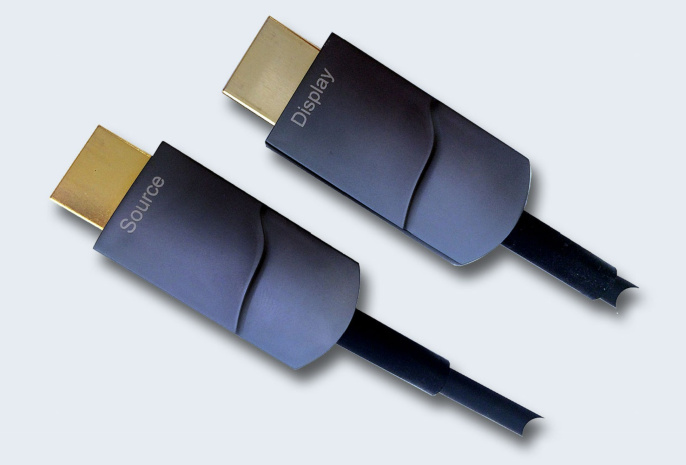 TNTV AOC-H2.0-100 Шнур, мониторный, HDMI, версия 2.0, Male-Male, сборный, 100 метр., черный, технология AOC