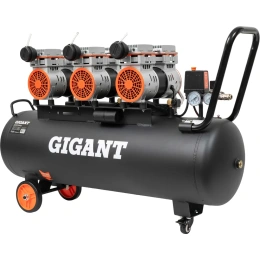 Безмасляный малошумный компрессор Gigant GSWK-100/440