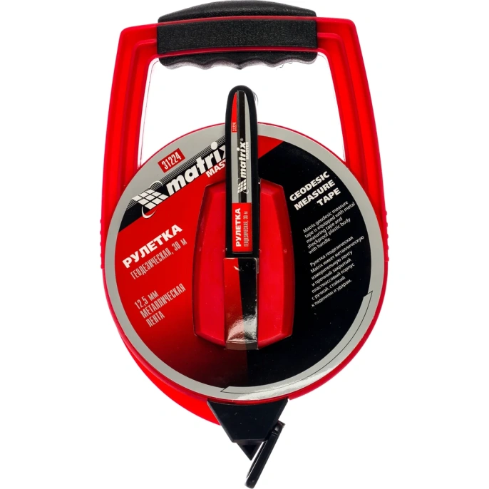 Геодезическая мерная лента 30 м х 12.5 мм MASTER MATRIX 31224