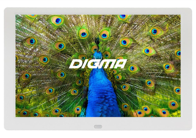 Цифровая фоторамка Digma PF-1043, 10.1", белый [pf1043w]