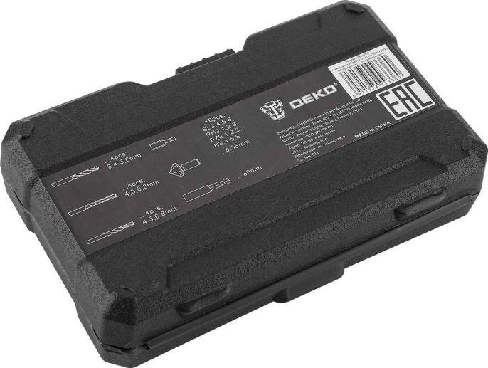 Набор сверл Deko DH30 065-0523 по дер/мет/кирп 30пред. для дрелей