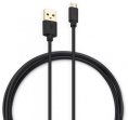 Кабель Buro Reversible, micro USB m - USB m , 1м, 1A, черный [bhp microusb 1m]