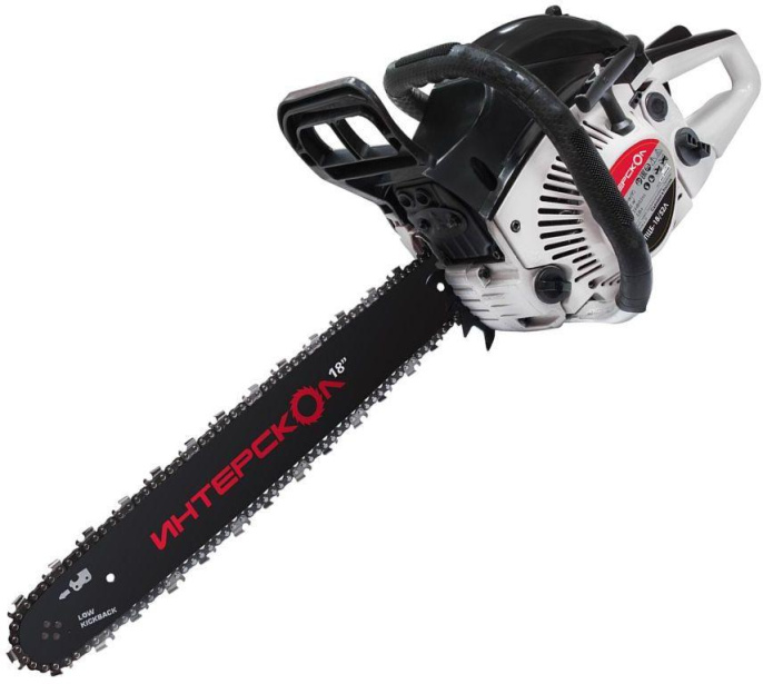 Бензопила Интерскол ПЦБ-18/52Л 2400Вт 3.3л.с. дл.шины:18" 45cm 445.1.0.40