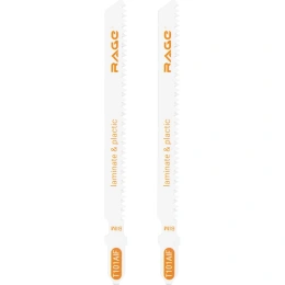 Пилки для лобзика по дереву ламинату пластику 100 мм 2 шт T101AIF RAGE By VIRA 552034