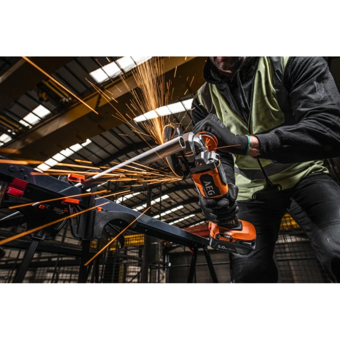 Углошлифмашина AEG BEWS18-125BLPX2-0 125 мм, 18В 4935480857