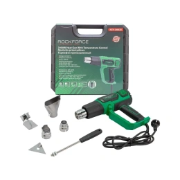 Промышленный фен с насадками Rockforce RF-HG70-2000LED(52352)