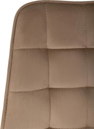 Стул для дома Бюрократ CH-K2 св.коричневый Holland 65 металл черный на ножках CH-K2_1/HL65