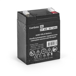 Аккумуляторная батарея ExeGate DT 606 6V 6Ah, клеммы F1 EX282950RUS