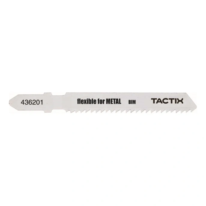 Пилка по металлу Т118BF, BIM, 5 шт для электролобзика TACTIX 436201