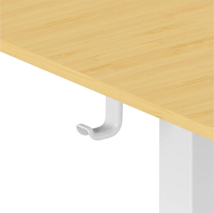 Стол компьютерный Cactus CS-ED-WTBAM, с регулировкой высоты, электропривод, бамбук, бежевый