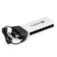 Коммутатор неуправляемый ExeGate EDES-1008C 8-портовый UTP 10/100Mbps, с функцией энергосбережения Green Ethernet Technology , настольный/настенный EX298686RUS
