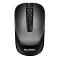 Беспроводная мышь Sven RX-380W серый металлик 2,4 GHz, 3+1кл. 800-1600DPI, блист. SV-020606