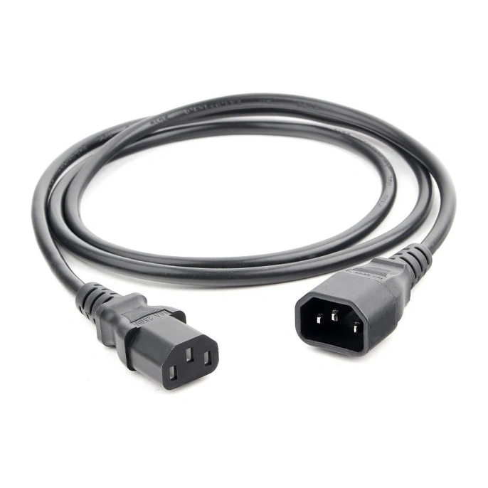 Шнур ПВС-АП Power Cube C13C14-250-10-1,8 черн 1,8 м C13-C14 3x0.75 10А с заземлением RPC-189BLPRO1.8